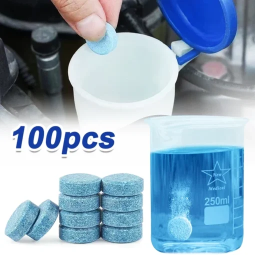 Solid Windshield Washer Tablets