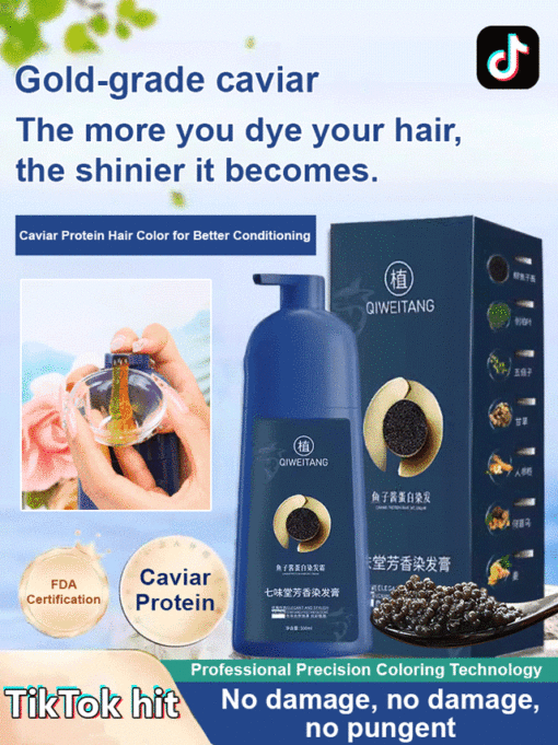 【TikTok Best-Seller】ZhiHuaShi Caviar Protein Hair Dye