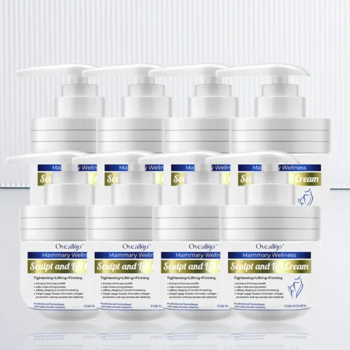 Oveallgo™ Borst Wellness Sculpt en Lift Crème biedt een effectieve oplossing voor hangende borsten zonder ingrepen.