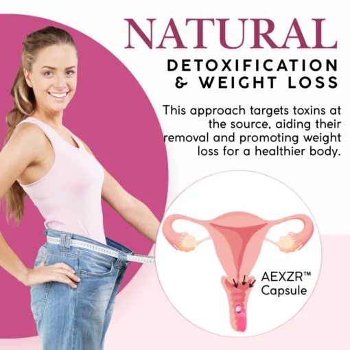 Achieve significant weight loss support with AEXZR™ Detox & Slimming Capsules.