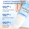 Experience the soothing benefits of YUNPSO™ FrostCure Winter Cracked Skin Healing Cream for healing dry hands and feet with aloe vera and elastin.