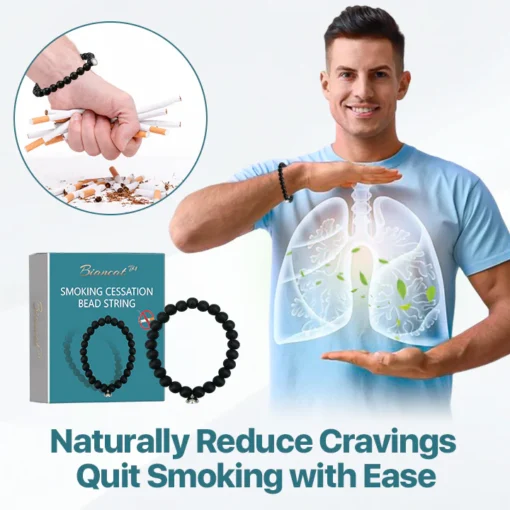 The Biancat™ Smoking Cessation Bead String combines modern wellness technology with ancient energy principles for effective quitting.