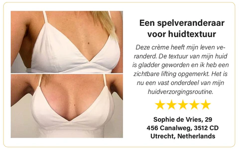 Oveallgo™ Borst Wellness Sculpt en Lift Crème helpt ongemak in de borsten te verminderen voor een beter gevoel.