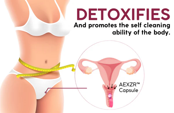 Enjoy safe and natural ingredients in AEXZR™ Detox & Slimming Capsules.