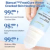 The soothing formula of Biancat™ FrostCure Winter Cracked Skin Healing Cream features aloe vera to restore moisture and calm irritated skin.