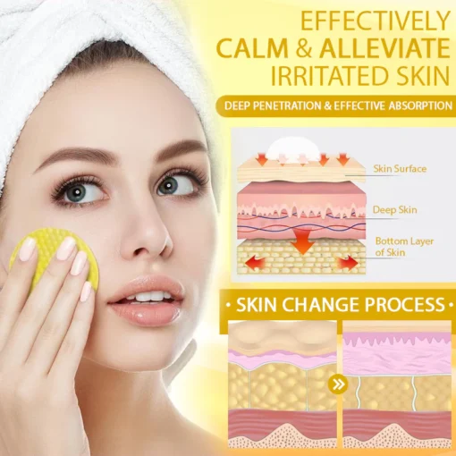 ATTDX™ Chamomile Skin Repairing Cleansing Pads calm redness and promote a balanced complexion.