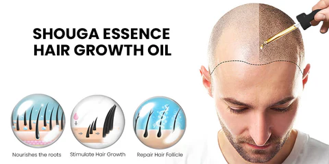 Say goodbye to thinning hair and embrace stronger, fuller locks with AQA™ Shouga Essence Hair Growth Oil.