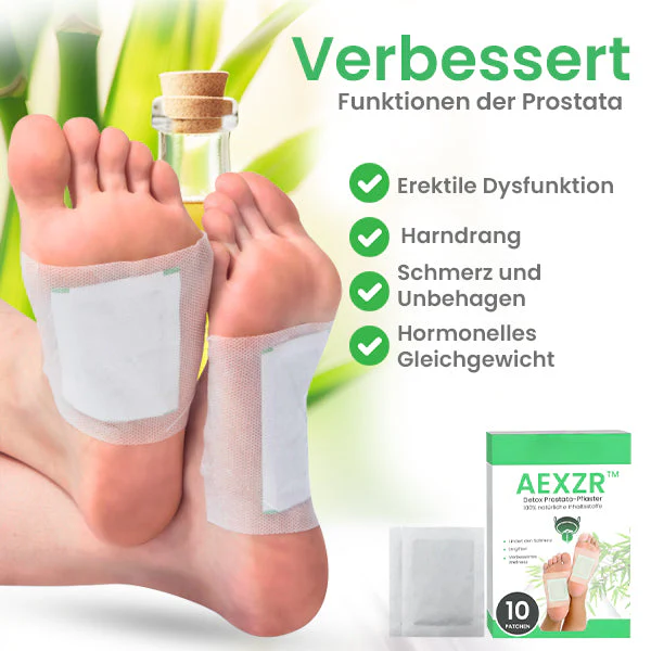 AEXZR™ Detox Prostata-Pflaster hilft, Entzündungen zu reduzieren und die Prostata auf natürliche Weise zu heilen.