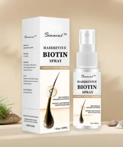 Experience hair transformation with Biancat™ HairRevive Biotin Spray, designed to revitalize roots and promote natural growth.