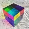 CMY Color Cube: Perfect gift for all ages, ideal for stress relief, office decor, and inspiring creativity.