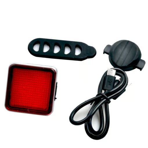 Editable Bicycle Taillight with customizable LED lights for personalized cycling visibility.