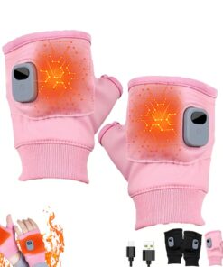 Stay warm in cold weather with Heated Fingerless Gloves.