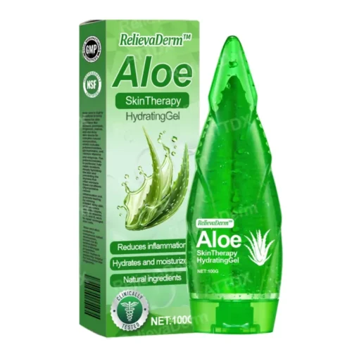 RelievaDerm™ Aloe SkinTherapy HydratingGel is perfect for sensitive skin, providing hydration and soothing comfort.