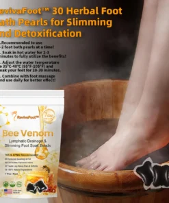 Relieve your body and promote wellness with RevivaFoot™ Bee Venom Foot Soak Beads.