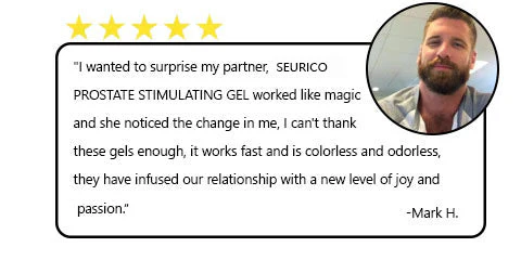 SEURICO® Prostate Stimulating Gel’s easy application makes it a convenient, non-pill solution for erectile dysfunction treatment.