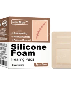 Use ScarEase™ SiliconeFoam Healing Pads to help fade acne scars and improve skin texture in just weeks.