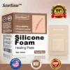 ScarEase™ SiliconeFoam Healing Pads are waterproof and breathable, offering continuous scar protection.