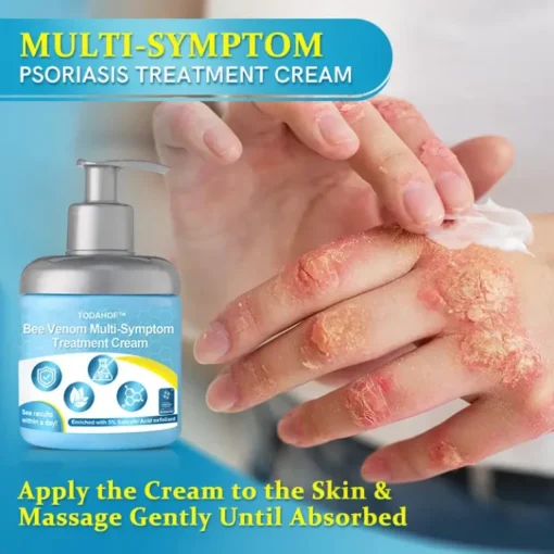 TODAHOF™ Bee Venom Multi-Symptom Treatment Cream soothes the skin effectively.