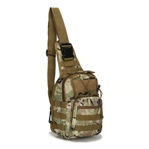 Tactical Shoulder Sling Bag featuring rugged nylon construction for durability and reliability.