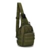 Compact Tactical Shoulder Sling Bag with concealed pocket for safe firearm storage.