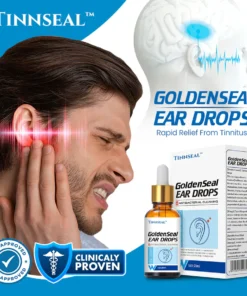 Tinnseal™ Goldenseal Ear Drops are safe for all ages, offering gentle, natural ear relief.