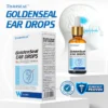 Tinnseal™ Goldenseal Ear Drops feature soothing herbs like Goldenseal and Eucalyptus for ear health.