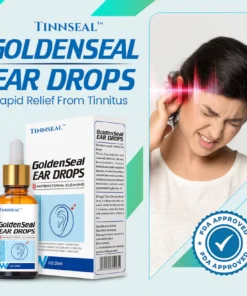 Tinnseal™ Goldenseal Ear Drops are made with natural oils for safe and effective ear care.