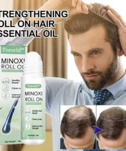 Boost hair growth and volume with Tiworld™ MINOXI Roll-On, a clinically proven solution for hair thinning and alopecia.