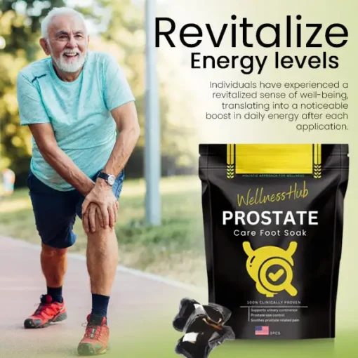 WellnessHub™ Prostate Care Foot Soak is a relaxing solution that helps support optimal prostate function naturally.