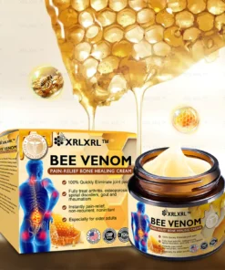 XRLXRL™ Bee Venom Arthritis Therapy Cream is a trusted natural remedy recommended for those with arthritis pain.