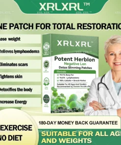 Boost your skin’s elasticity and texture with XRLXRL™ Potent HerbIon Negative Ion Detox Slimming Patches.