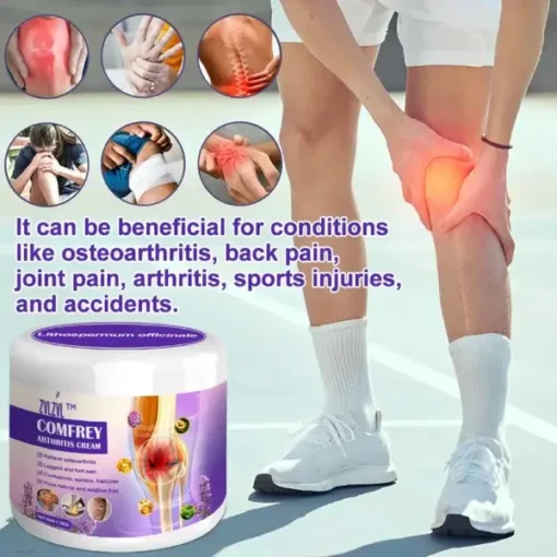 ZVLZVL™ Comfrey Arthritis Cream delivers targeted pain relief and supports bone health for arthritis sufferers.