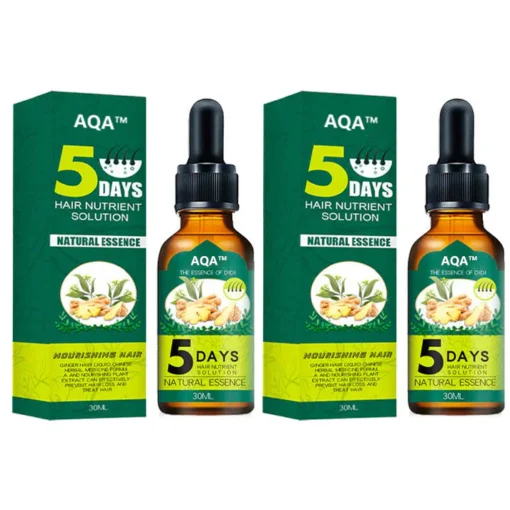 Stimulate healthy hair growth and strength with AQA™ Shouga Essence Hair Growth Oil.