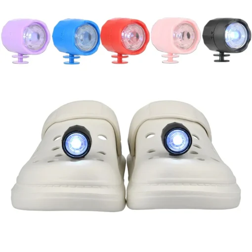 Mini Headlights for Crocs are compact and easy to attach, making them the perfect accessory for your favorite footwear.