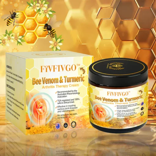 Fivfivgo™ Bee Venom & Turmeric Arthritis Therapy Cream effectively treats a wide range of orthopedic issues.