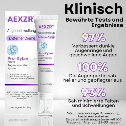 AEXZR™ Augenschwellungs Entferner Creme müde Augen erfrischt und Schwellungen sichtbar reduziert – für einen wachen, strahlenden Blick.