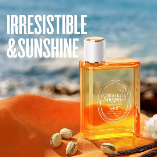 Let Brazilian Perfume 602# envelop you in the warmth of summer with its sweet, creamy blend of jasmine and caramel.