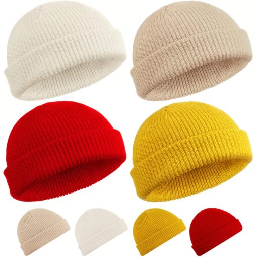 4 Pieces Trawler Beanie Watch - Hats that keep you warm and comfortable during winter.