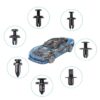 725Pcs Car Retainer Clips & Fastener Remover includes a tool for easy fastener removal in confined spaces.