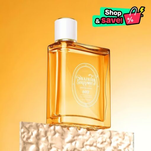 Sweet and sensual, Brazilian Perfume 602# combines jasmine and pistachio for a unique fragrance journey.