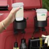 Car Cup Holder Hook: a space-efficient and adjustable solution for car drink storage.