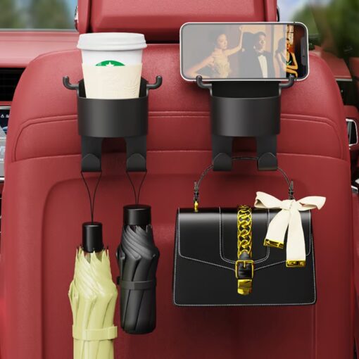 Keep drinks secure with the Car Cup Holder Hook, designed to prevent spills while driving.