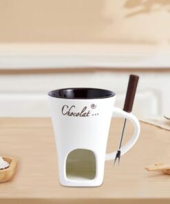 Enjoy fun fondue sessions with the Ceramic Fondue Mug, ideal for parties and gatherings.