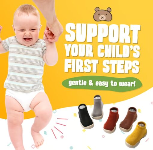 Childrens Sock Shoes – Perfect for everyday use, machine washable and long-lasting.