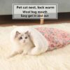 The Cozy Cat Sleeping Bag provides all-around warmth and comfort for your pet during winter months and cold weather.