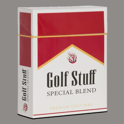 Get Creative Golf Tees with 120 tees per pack. 10 packs included for long-lasting use and great value!