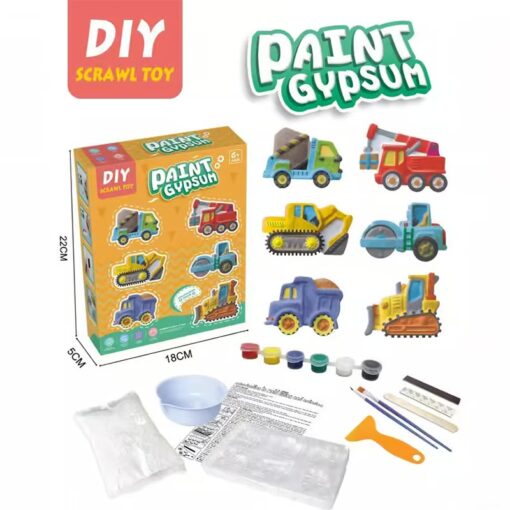 DIY Plaster Painting Kit is ideal for children’s art and craft time.