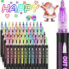 The 8/12/24/36/48 Colors Double Line Outline Art Pen Marker Pen is perfect for journaling and creative crafts.