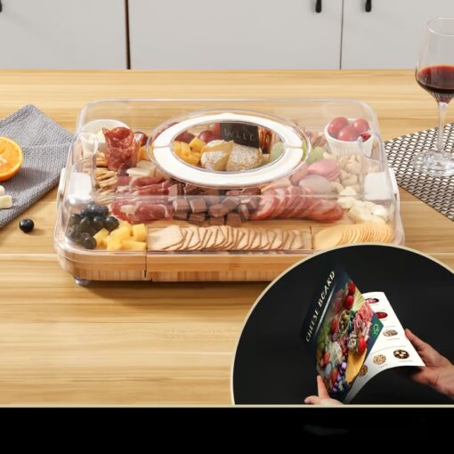 The Food Platter Set keeps your food fresh and tidy, with easy portability for any occasion.