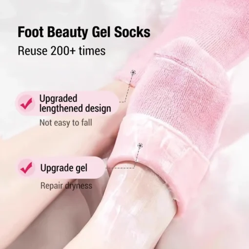 Foot Care Socks provide spa-like effects, keeping your feet smooth and healthy.